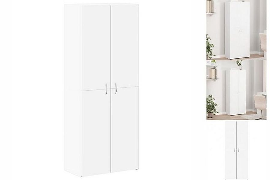 vidaXL Aktenschrank Büroschrank Aktenschrank Weiß 60x32x153 cm Spanplatte günstig online kaufen