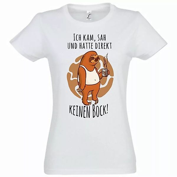 Youth Designz T-Shirt ICH KAM SAH UND HATTE DIREKT KEINEN BOCK! Damen Shirt günstig online kaufen