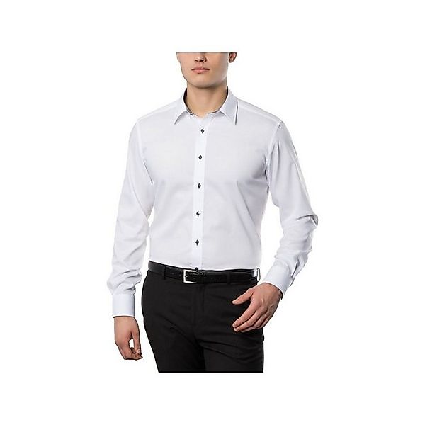 Eterna Businesshemd eterna Modern Fit Hemd Langarm schwarzer Patch Oxford w günstig online kaufen