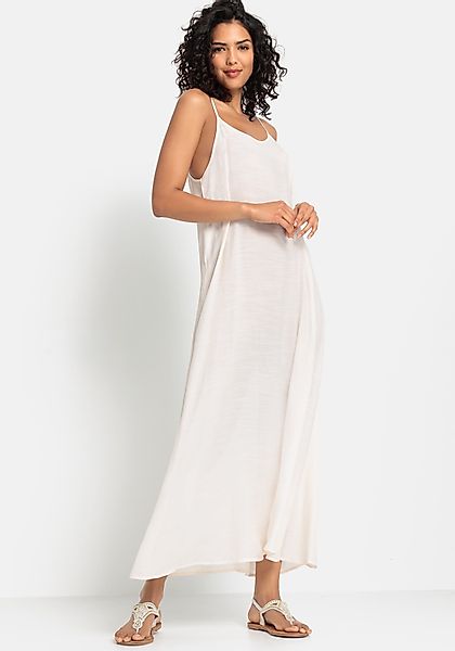 LASCANA Maxikleid mit rundem Ausschnitt, luftiges günstig online kaufen