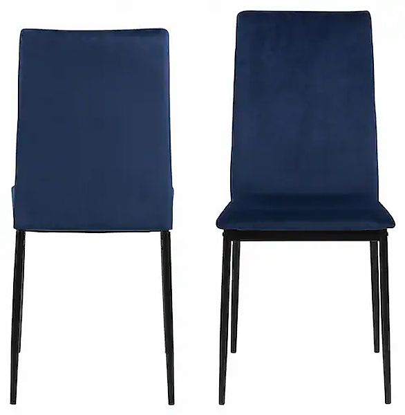 ACTONA GROUP Esszimmerstuhl »Demina«, (Set), 4 St., in Samtvelours oder Kun günstig online kaufen