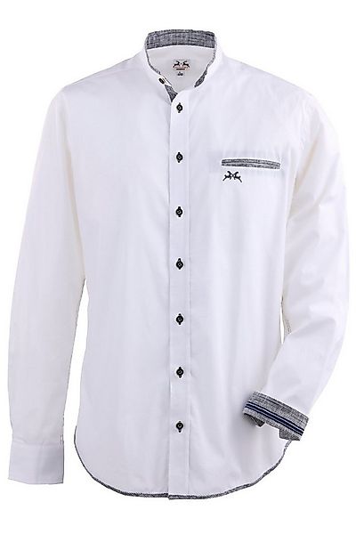 Maddox Trachtenhemd Trachtenhemd - THEODORE - weiß/olivgrün, weiß/schwarz günstig online kaufen