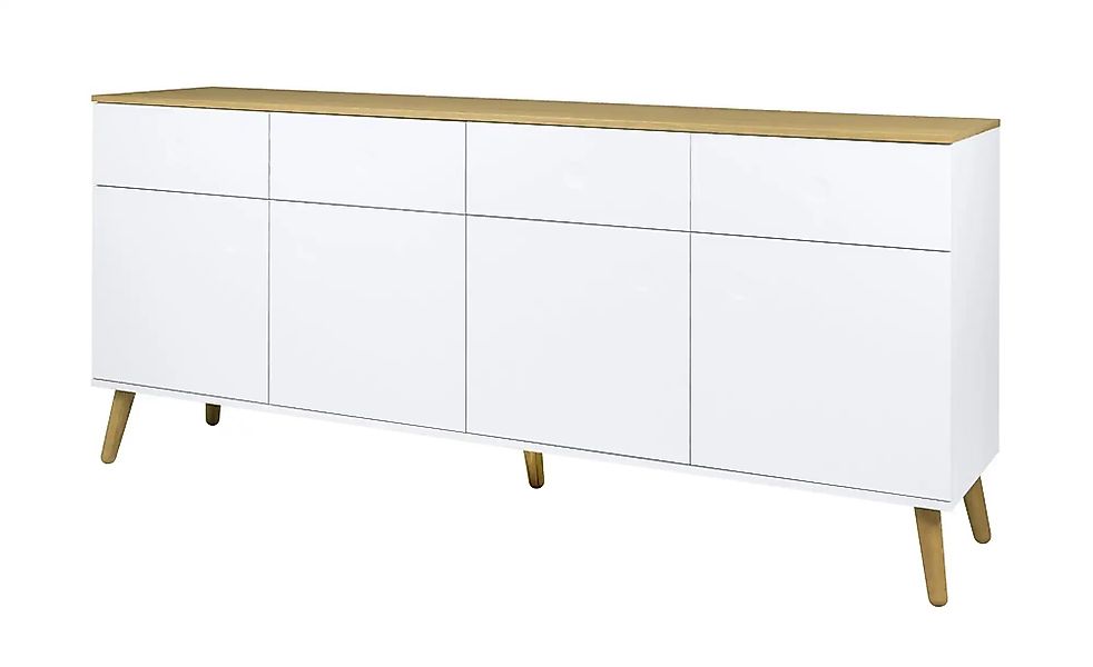 Sideboard  Scan ¦ weiß ¦ Maße (cm): B: 192 H: 86 T: 43.0 Kommoden & Sideboa günstig online kaufen