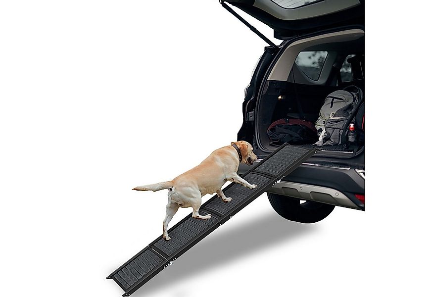 FIVMEN Hunderampe Hunderampe Klappbar Hundetreppe mit Rutschfester Teppicho günstig online kaufen