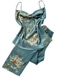 Elegant Love Capri-Pyjama Schlafanzug-Set mit elegantem günstig online kaufen