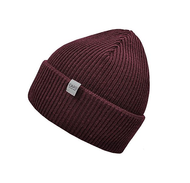 CAPO Strickmütze Strickmütze, Umschlag Merinowolle (1-St) Merinowolle günstig online kaufen