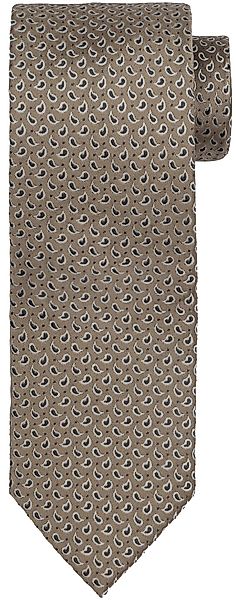 Suitable Krawatte Seide Paisley Beige - günstig online kaufen