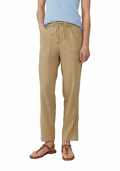 s.Oliver Stoffhose, aus Leinenmix und mit Kordelzug günstig online kaufen