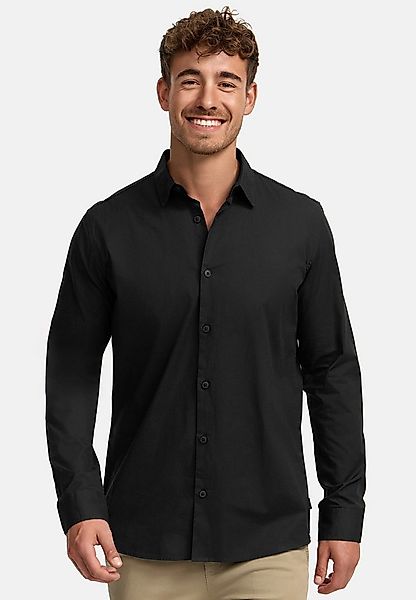 Indicode Langarmhemd Herren INKamby Herrenhemd Langarm mit einem Kentkragen günstig online kaufen