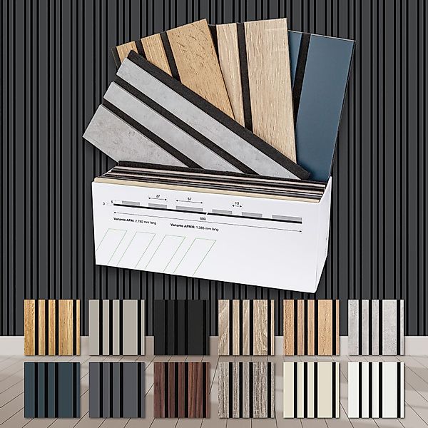 Hexim Wandpaneel, (Akustikpaneele Holz Musterbox Mila günstig online kaufen