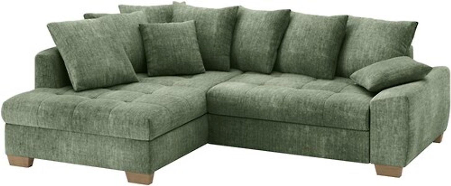 Mr. Couch Ecksofa »Nikita II, L-Form«, Wahlweise mit Bettfunktion, Bettkast günstig online kaufen