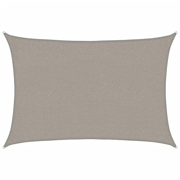 vidaXL Sonnensegel 160 g/m² Rechteckig Hellgrau 2x3 m HDPE 4001974 günstig online kaufen
