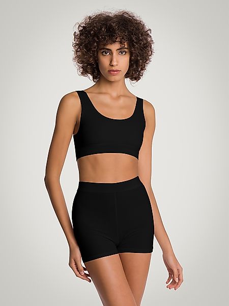 Wolford - Beauty Cotton Crop Top Bra, Frau, black, Größe: L günstig online kaufen