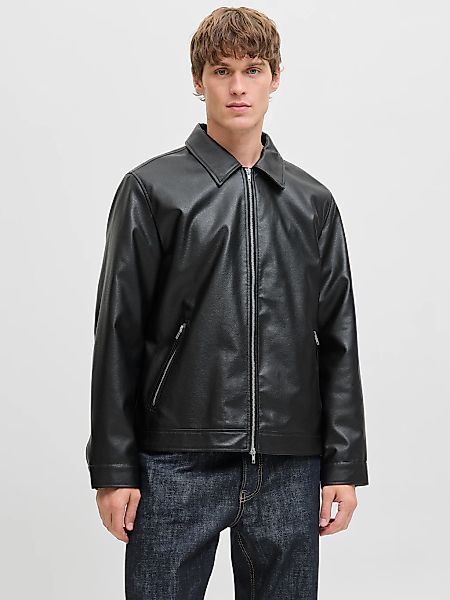 Jack & Jones Bikerjacke JJECASABLANCA PU JACKET NOOS mit Fronttaschen günstig online kaufen