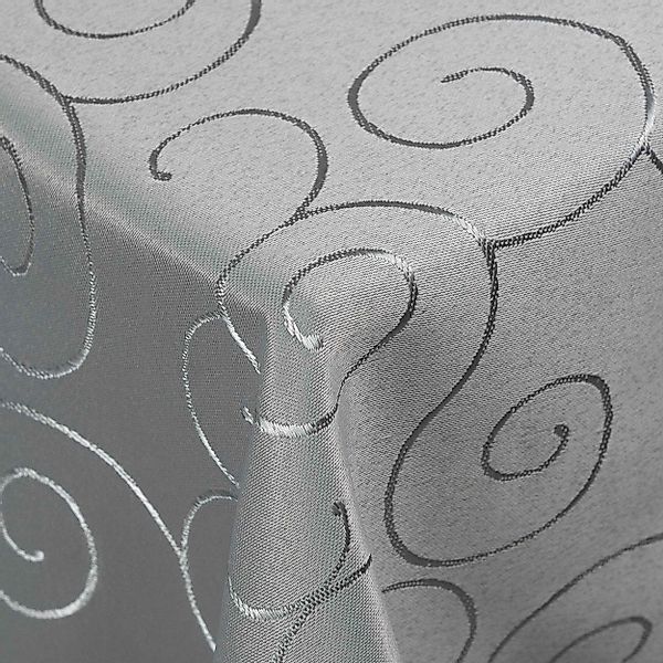DecoHomeTextil Heimtextilmanufaktur Tischdecke Kringel Circle Tafeldecke günstig online kaufen