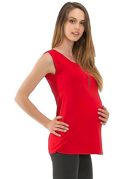 F&K-Mode Umstandsshirt Umstand Shirt Ärmellos Top günstig online kaufen
