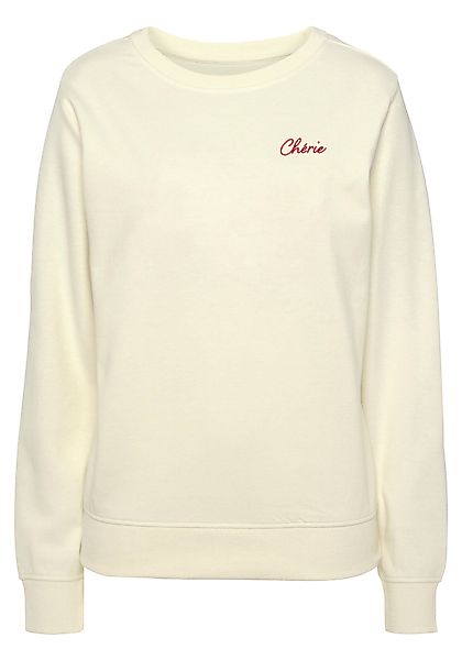 Vivance Sweatshirt, (1 tlg.), Sweatshirt mit Frontprint, Loungeanzug günstig online kaufen