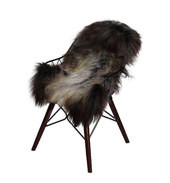 Hollert Fellteppich, Schaffelltierform, Lammfell Island gescheckt günstig online kaufen