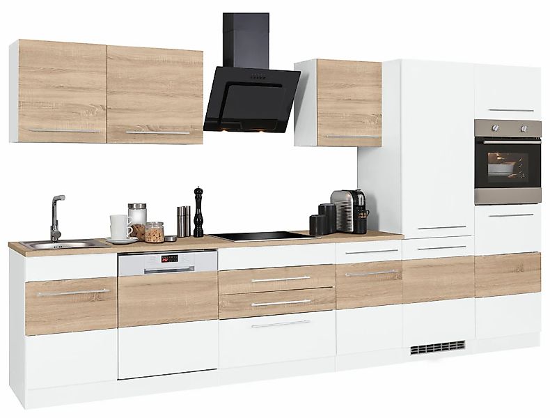 KOCHSTATION Küchenzeile »KS-Trient« Breite 360 cm, wahlweise mit E-Geräten, günstig online kaufen