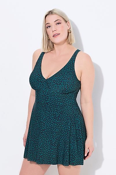 Ulla Popken Badeanzug Badekleid Leomuster Softcups günstig online kaufen