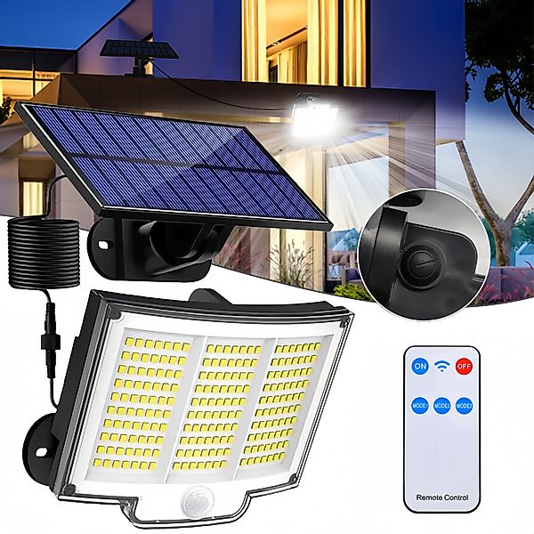 BlingBin LED Außen-Wandleuchte 210 LEDs Solarleuchten günstig online kaufen
