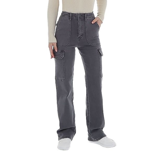 Ital-Design Stoffhose Damen Freizeit (87123917) Stoffhose in Grau günstig online kaufen