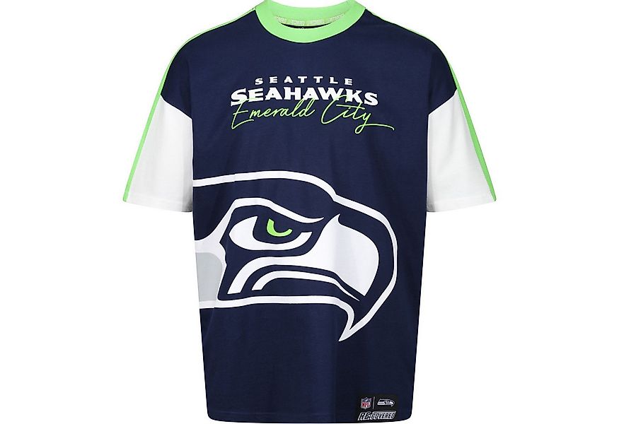 Recovered Print-Shirt Re:Covered Oversized NFL Teams 49ers Chiefs Seah günstig online kaufen