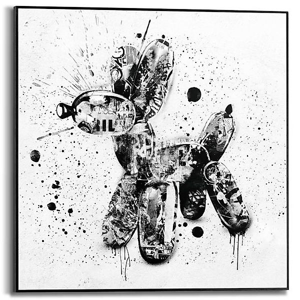 Wandbild STREETART DOG Slim Frame Black ca. 50x50 cm SMF96413 günstig online kaufen