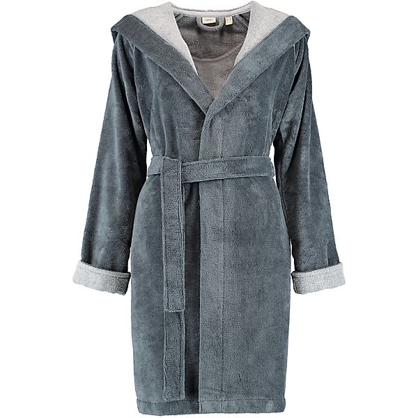Esprit Damen Bademantel Cosy Kapuze - Farbe: grey - 003 - S günstig online kaufen