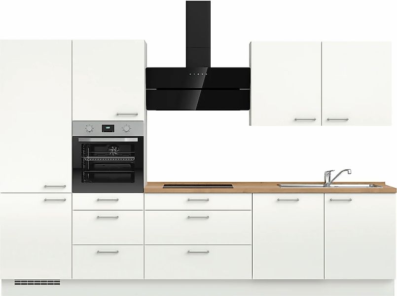 nobilia Küchenzeile ""Laser II", Ausrichtung wählbar, Breite 330 cm" vormon günstig online kaufen