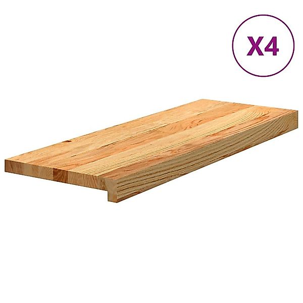 vidaXL Stufenmatte Treppenstufen 8 Stk. Hellbraun günstig online kaufen