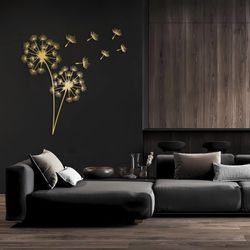 Jumpeak Wanddekoobjekt Pusteblume Wanddekoration aus Metall, günstig online kaufen