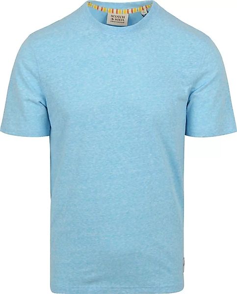Scotch & Soda T-Shirt Melange Blau - Größe XXL günstig online kaufen