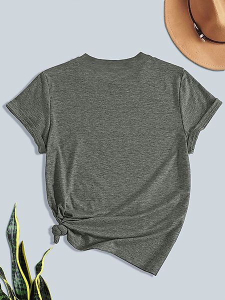 PYL Rundhalsshirt Damen Sommer Casual T-Shirt günstig online kaufen