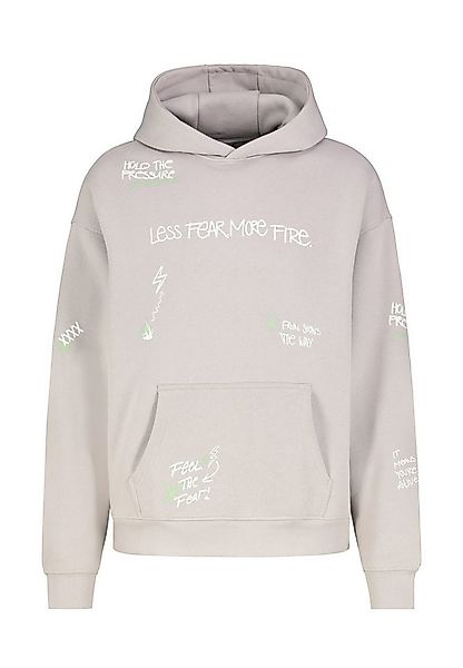 SUBLEVEL Kapuzenpullover Herren Kapuzenpullover mit Print Allover bequem Sw günstig online kaufen