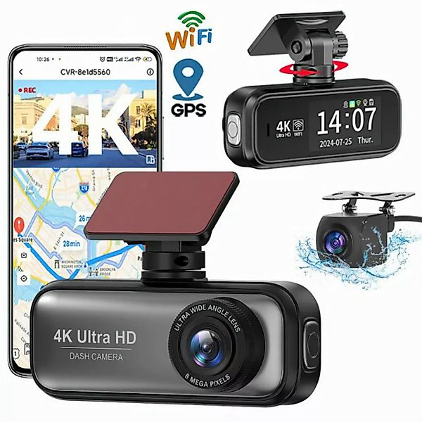 OYLCDI Dashcam Auto,2-Kanal 4K+1080P Autokamera,Mit GPS 1.97 Zoll-Bildschir günstig online kaufen