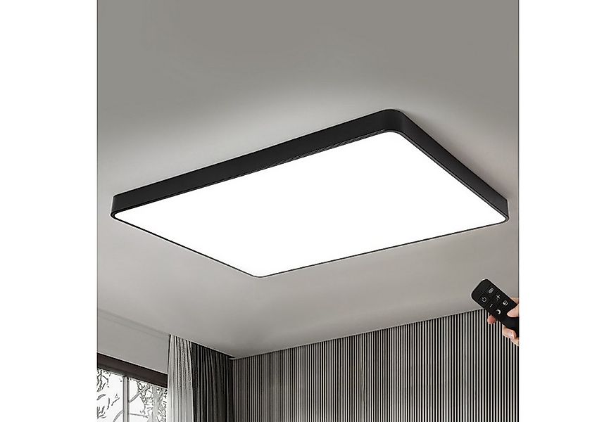 JDONG LED Deckenleuchte dimmbar mit Fernbedienung Rechteckig 65*43/90*55/90 günstig online kaufen