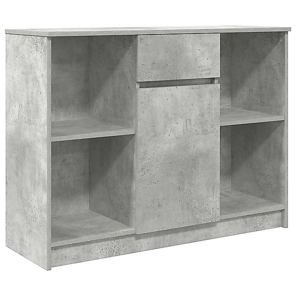 vidaXL Sideboard Sideboard mit Schublade Betongrau günstig online kaufen