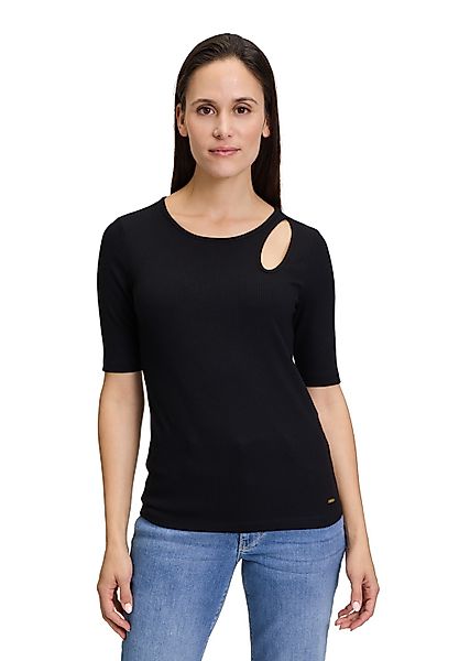 Betty&Co Kurzarmshirt Betty & Co Rundhals-Shirt mit Cut-Outs (1-tlg) Cut-Ou günstig online kaufen