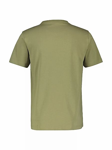 LERROS T-Shirt "LERROS Basic T-Shirt mit Logostitch, unifarben" günstig online kaufen