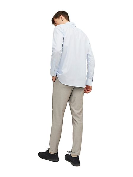 Jack & Jones Herren Chino Hose JPSTMARCO JJCONNOR - Slim Fit Beige Grau günstig online kaufen