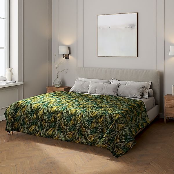 Tagesdecke mit Streifen-Steppung, grün, Intenso Premium (144-18) günstig online kaufen