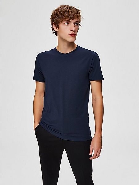 Selected Rundhalsshirt SLHNEWPIMA SS O-NECK TEE NOOS günstig online kaufen