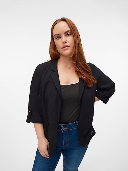 Vero Moda Curve Kurzblazer "VMCJESMILO 3/4 BLAZER WVN GA NOOS CUR" günstig online kaufen