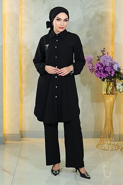 MODAMİHRAM Tunikakleid KleidGeknöpfter Brosche Detaillierter Anzug günstig online kaufen