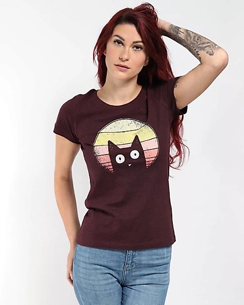 Sunset Cat | T-shirt Damen günstig online kaufen