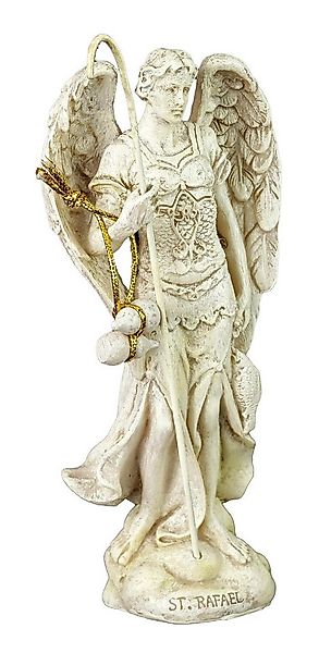 Figuren Shop GmbH Fantasy-Figur Kleine Erzengel Figur - Raphael - Weiß - Gö günstig online kaufen