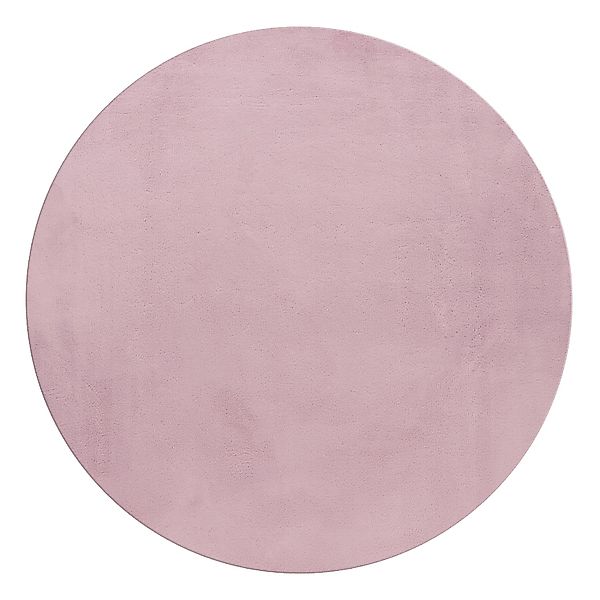 Ayyildiz Kurzflorteppich Pouffy 5100 Rosa Ø 160 cm günstig online kaufen