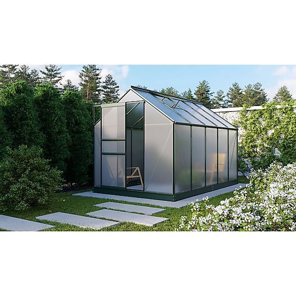 Vitavia Gewächshaus Planet 6200 Smaragd 6,2 m² inkl. Fundamentrahmen günstig online kaufen
