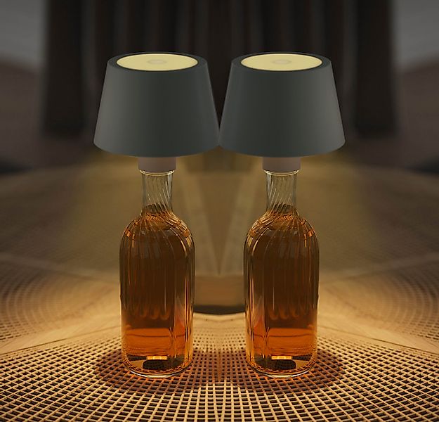 Northpoint LED Außen-Tischleuchte Flaschenlampe mit Touchsensor & Akku Dimm günstig online kaufen